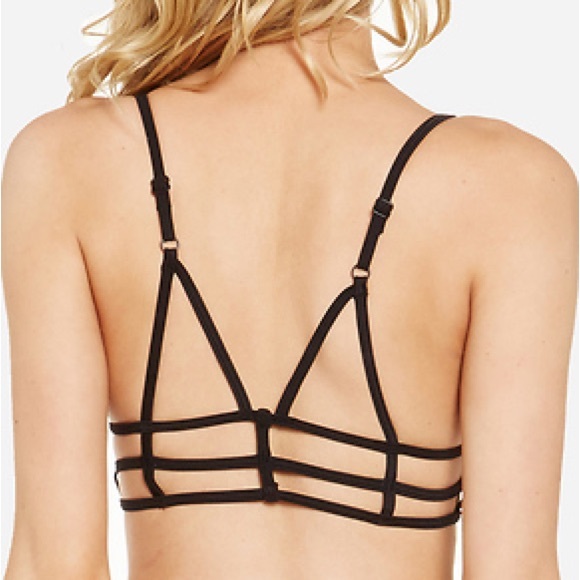 One Teaspoon Eagle Shadow Bikini Top/Bralette gray - Picture 3 of 5